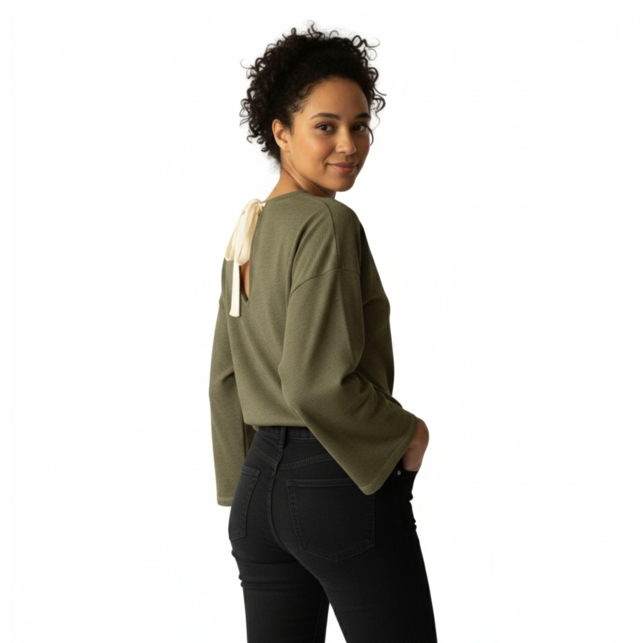 French Terry Green Top – Limited Pre-Order