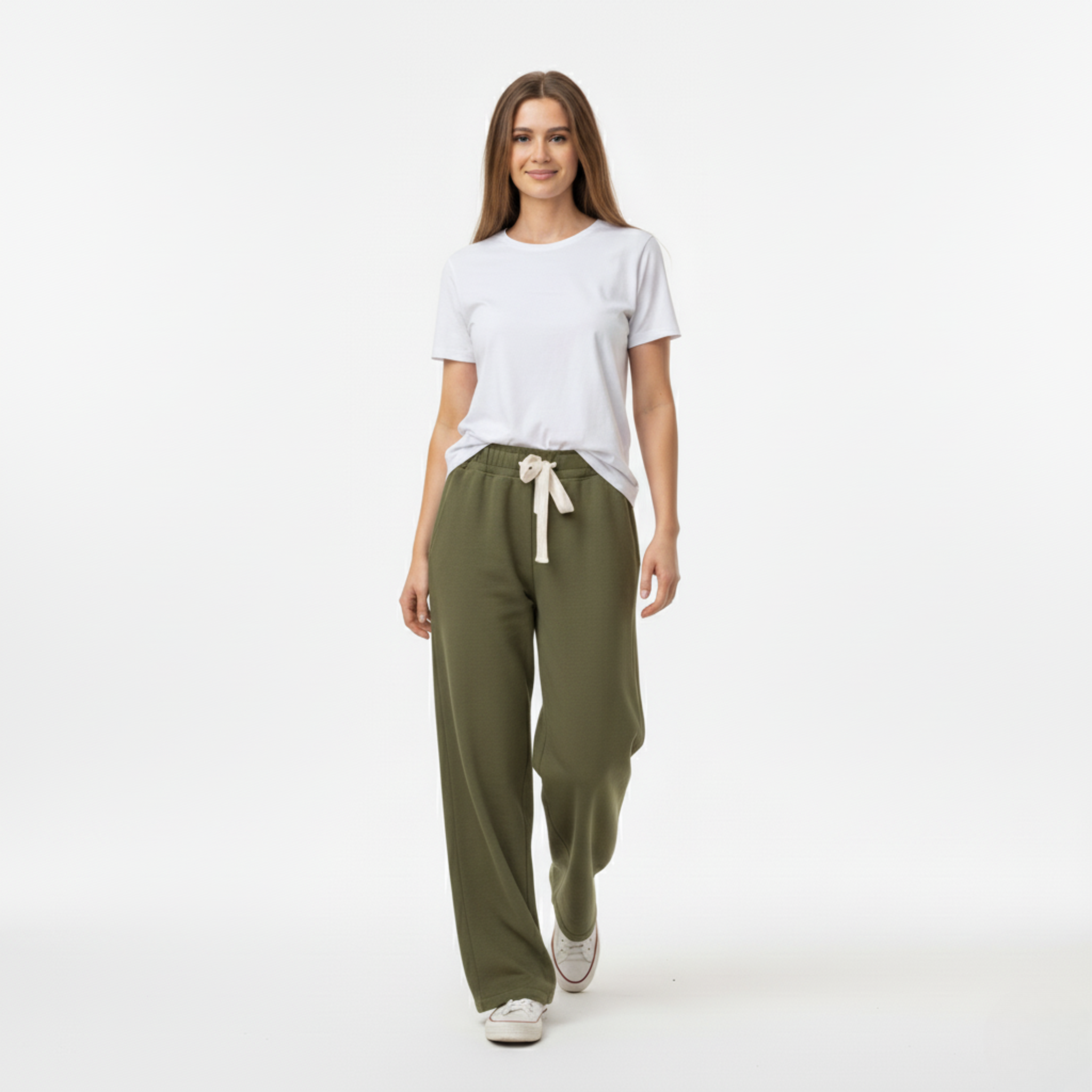 French Terry cozy Green pants
