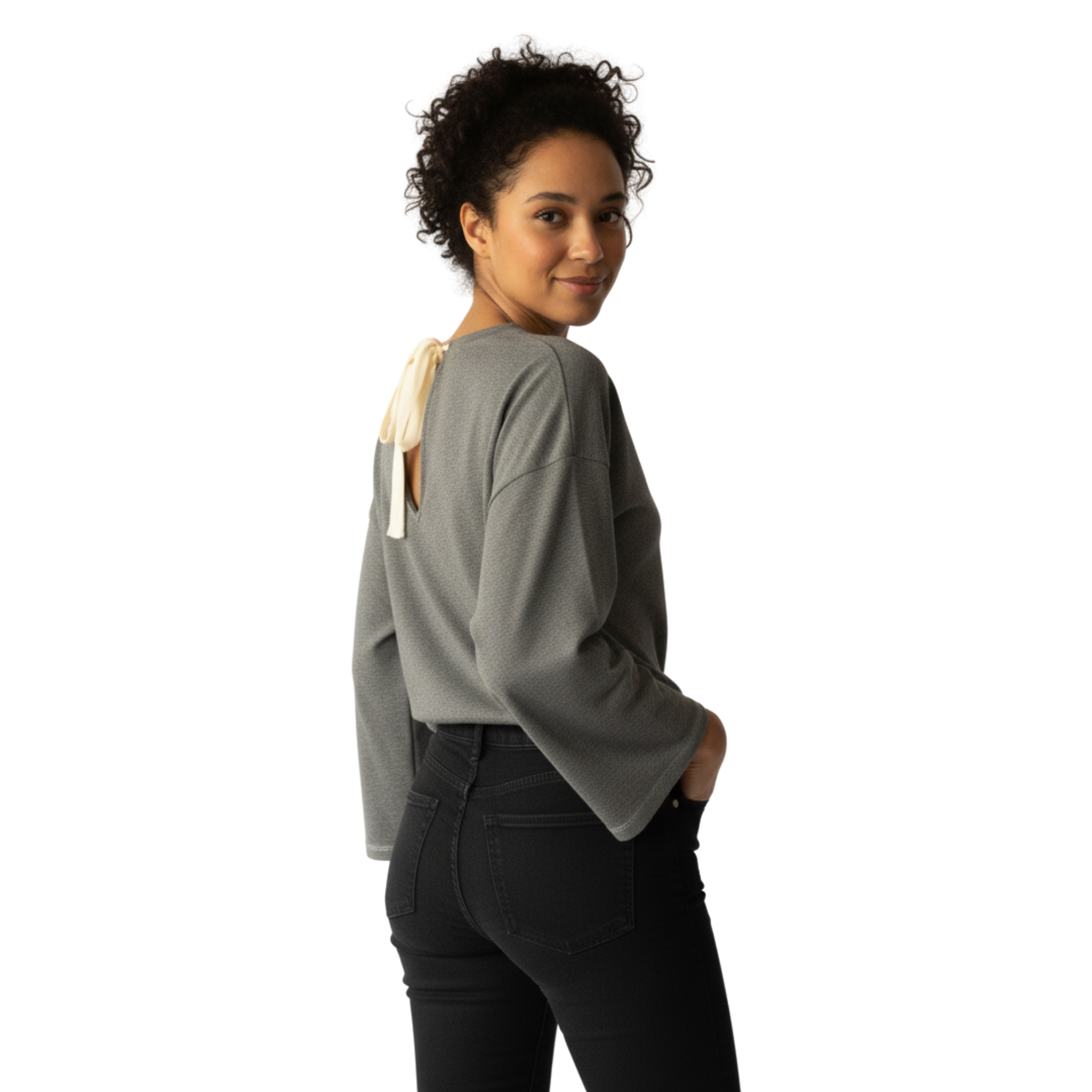 French Terry Grey Top – Limited Pre-Order