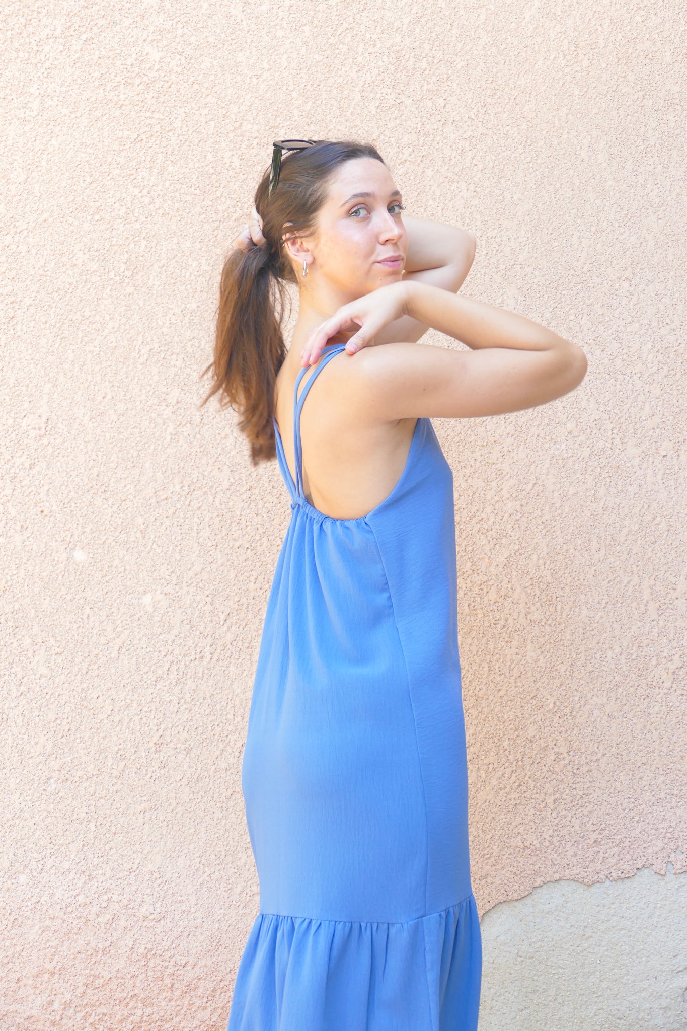 Desert Bloom dress Light Blue