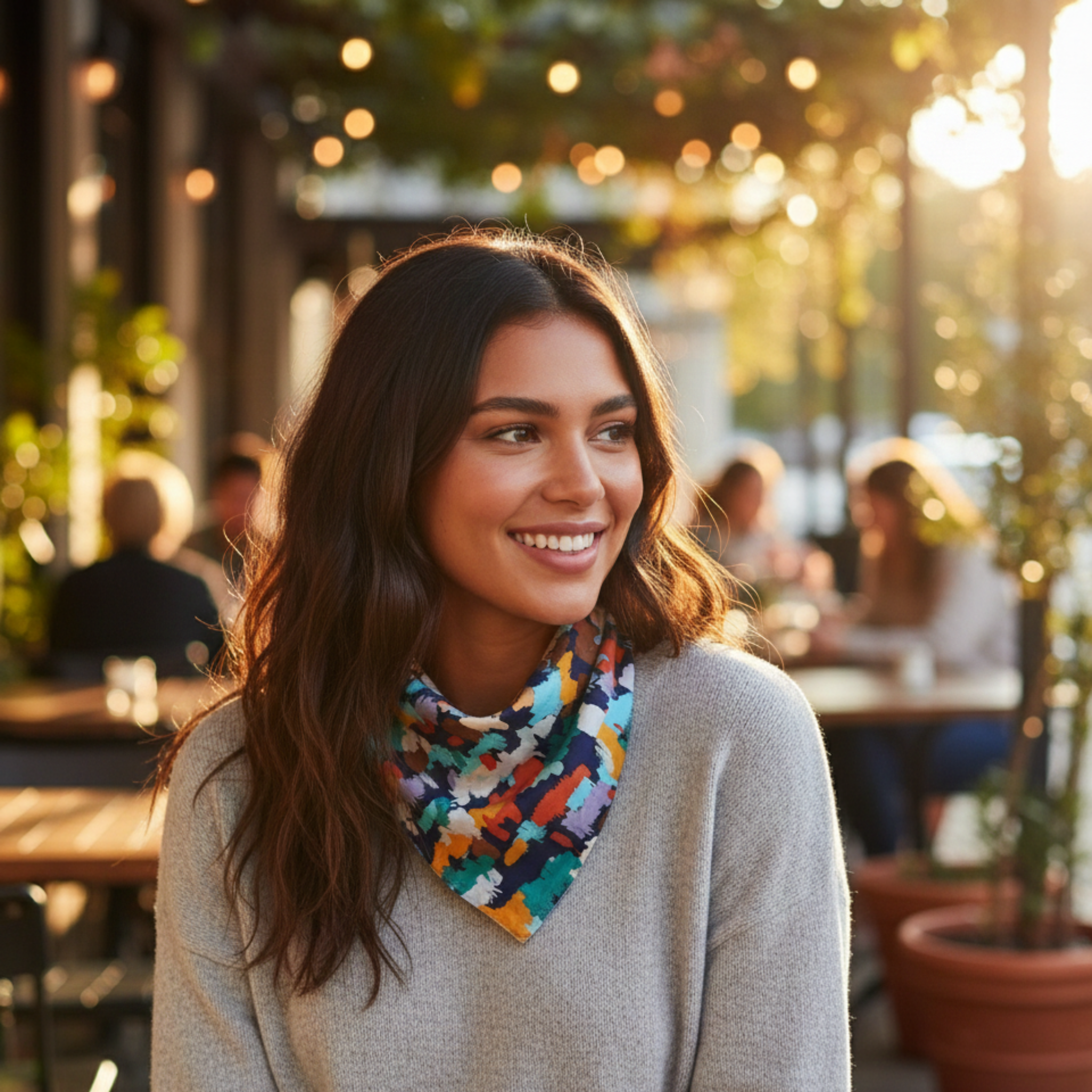 Handmade Colorful Scarf