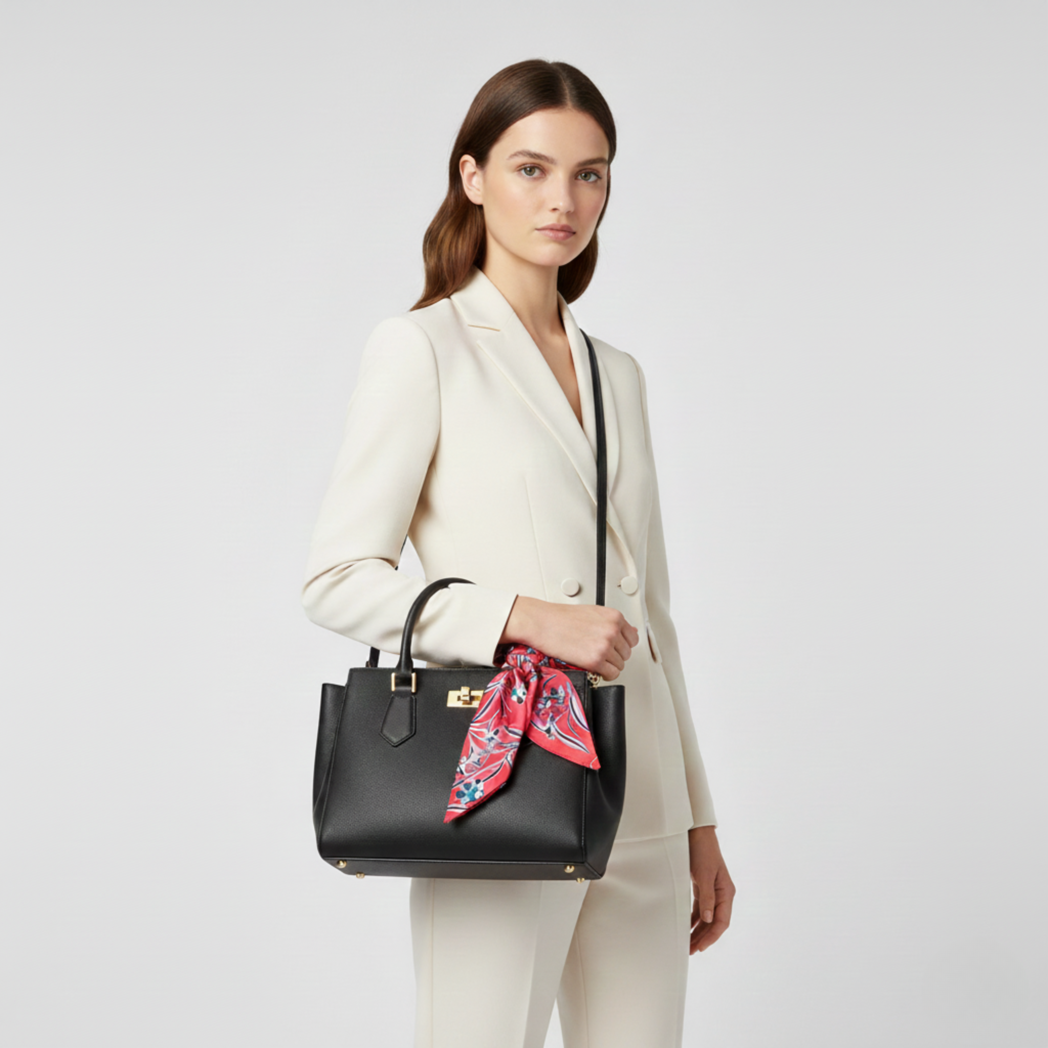 Handmade Printed Crepe Scarf