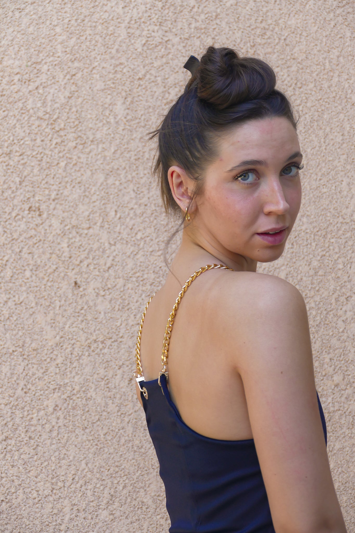 Tokyo Blue Mini Satin Dress