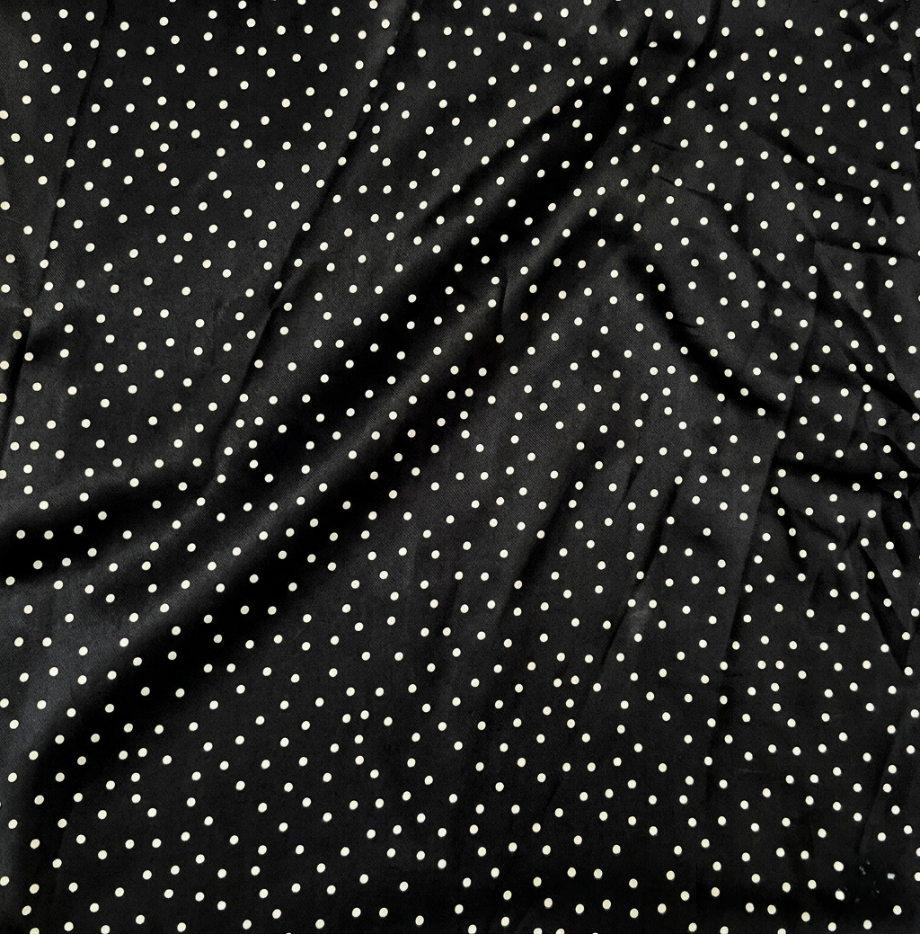 Polka dots Sateen Paperbag Shorts