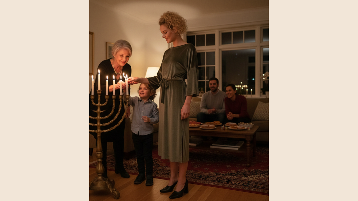 Candle lighting hanukkah 2025