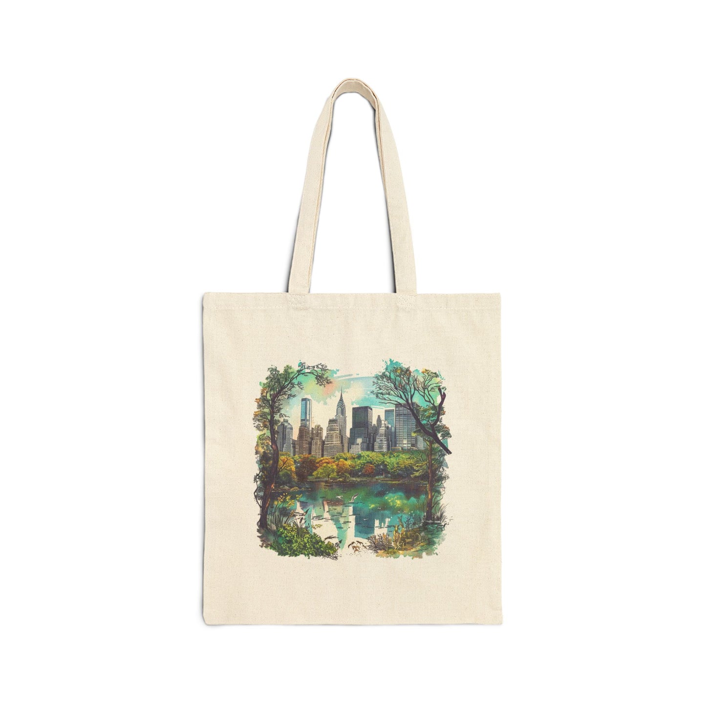 Cotton Canvas Tote Bag Central Park