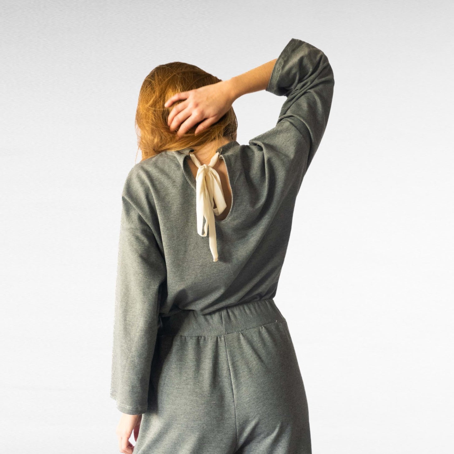 French Terry cozy grey suit