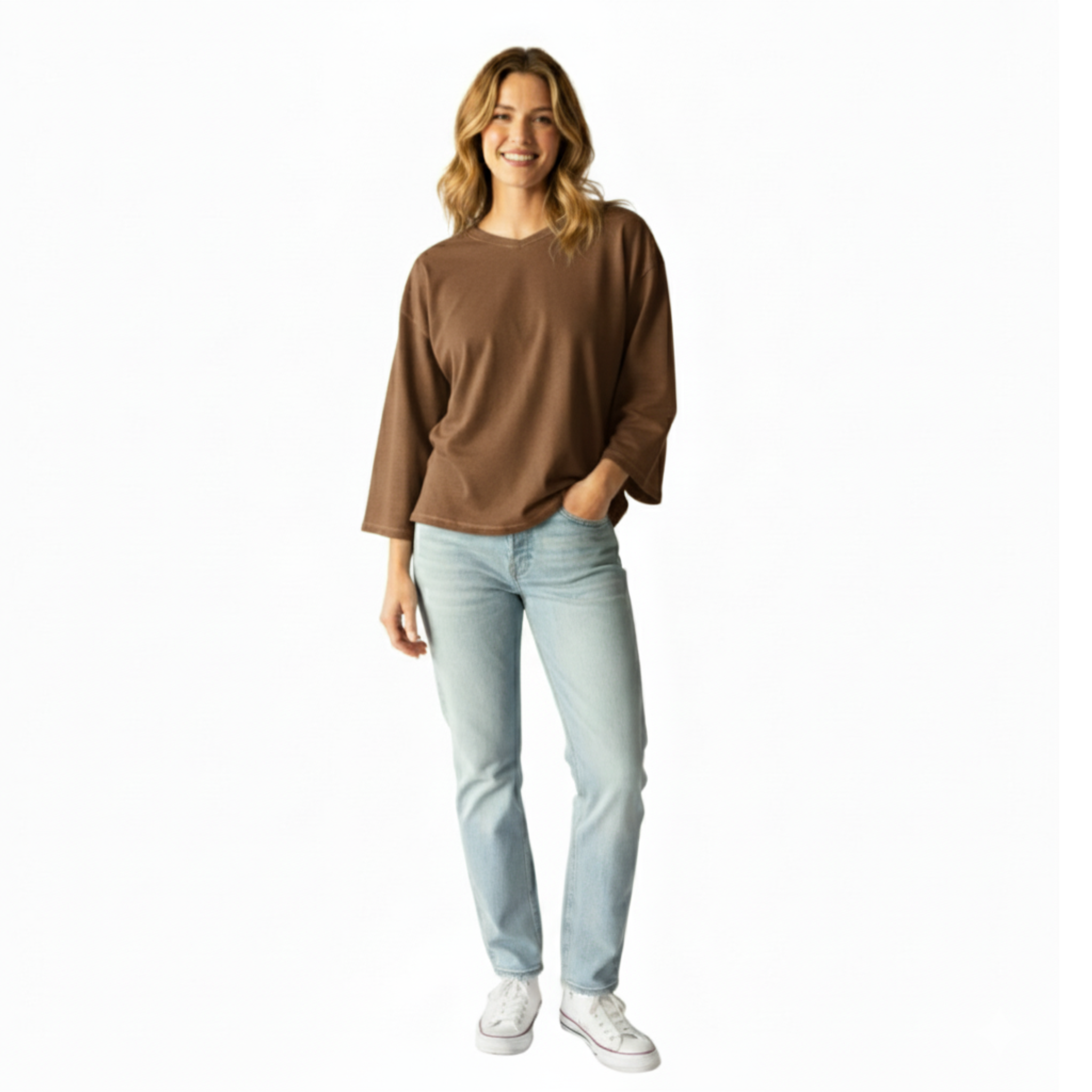 French Terry Mocha Top – Limited Pre-Order