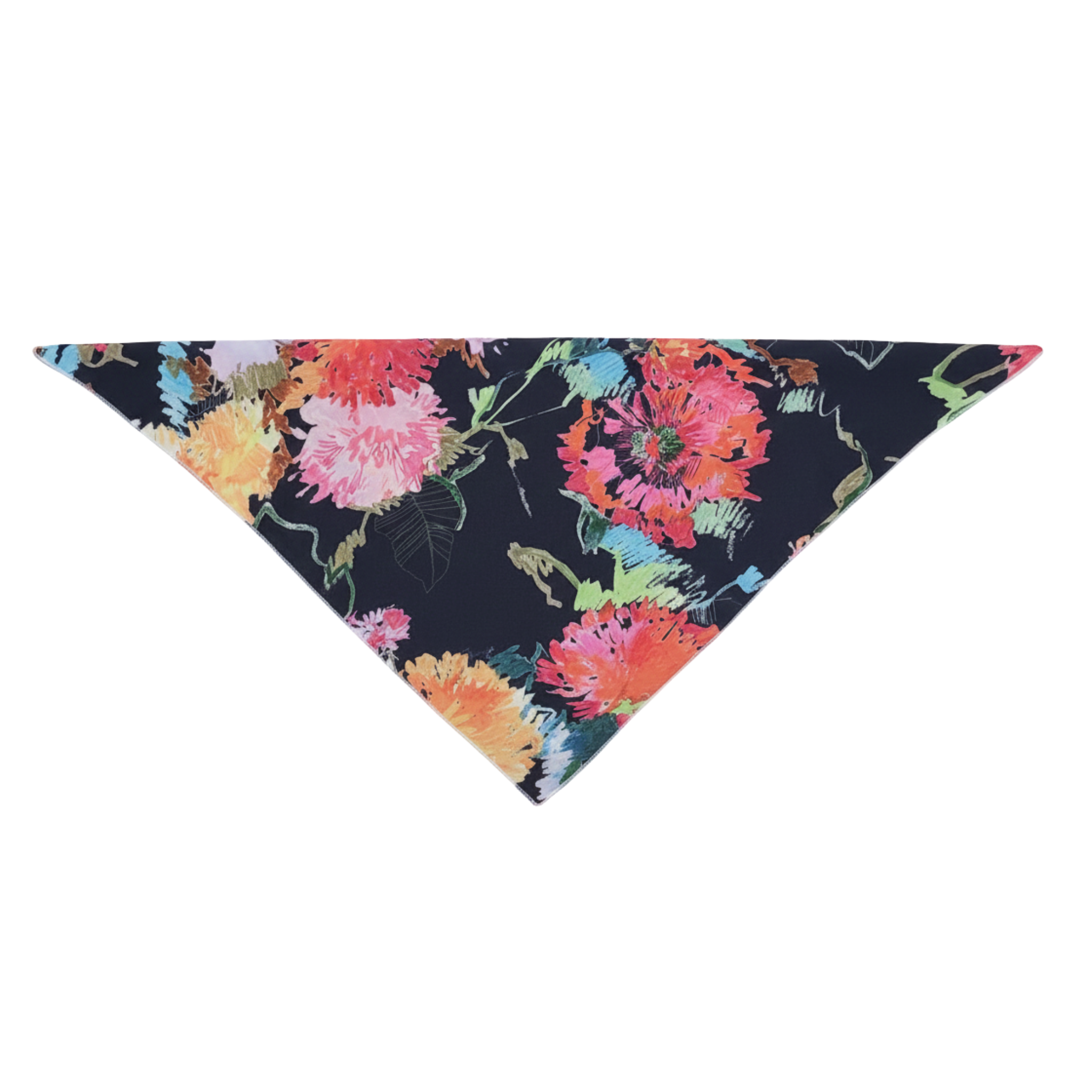 Handmade Printed Floral Scarf