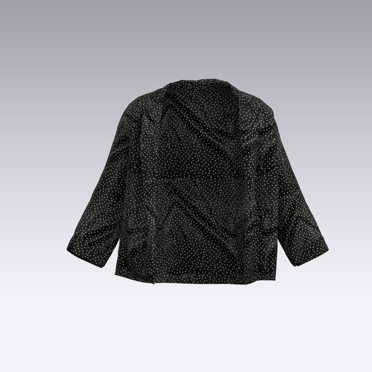 Kimono Suit Jacket - Polka Dots