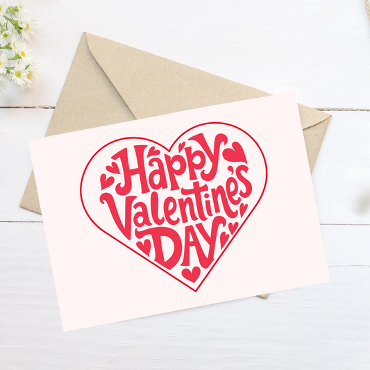 Digital "Happy Valentine’s Day" Greeting Card