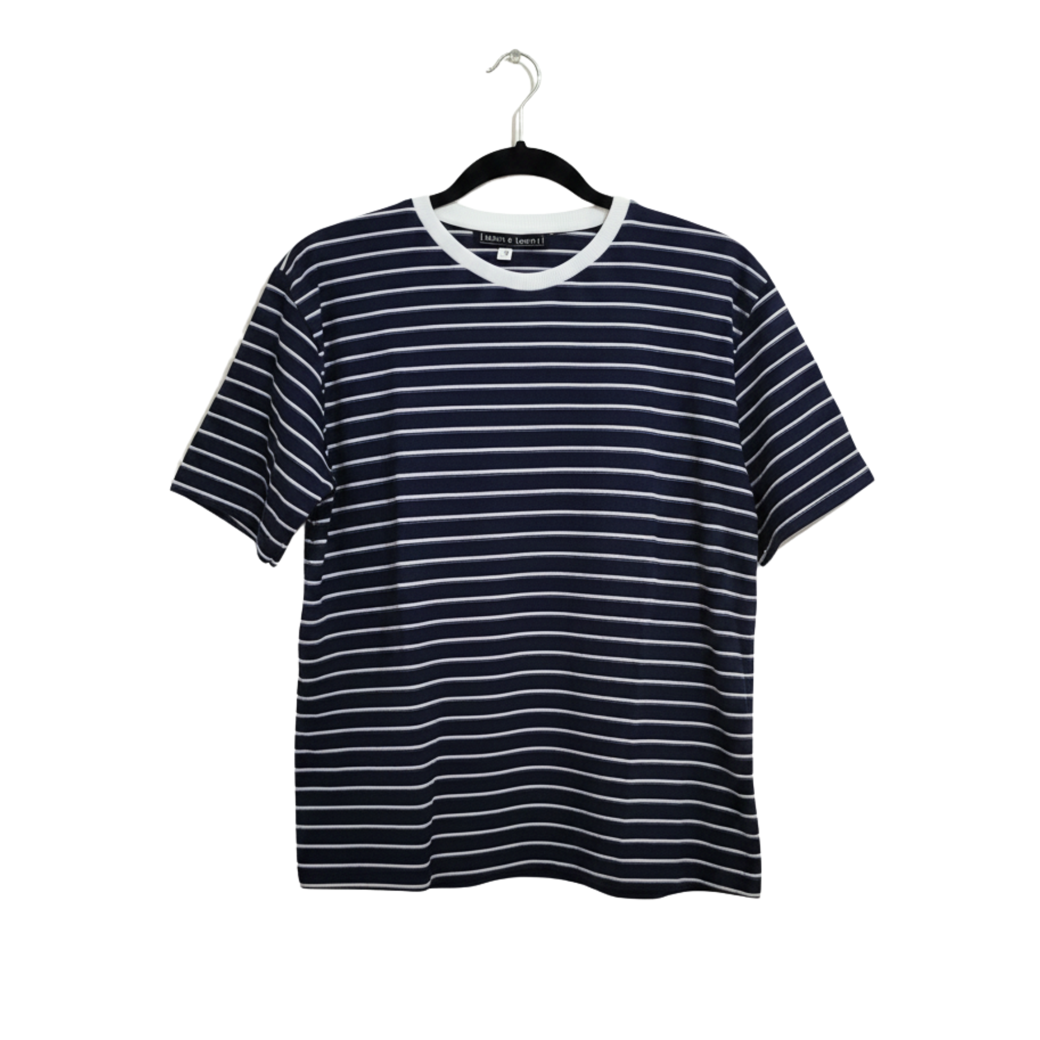 Blue striped soft T shirt