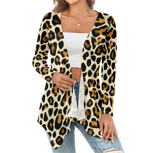 Leopard Luxe Knit Kimono Cardigan