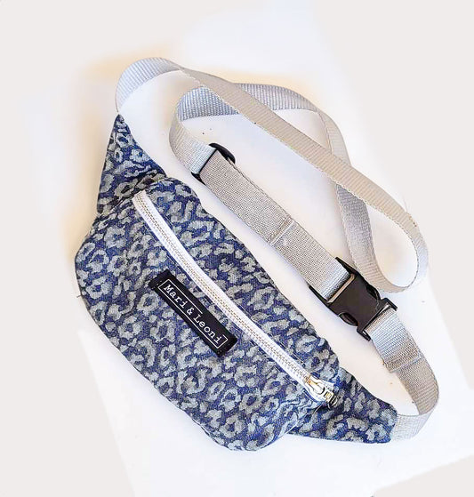 Drill mini bag leopard grey