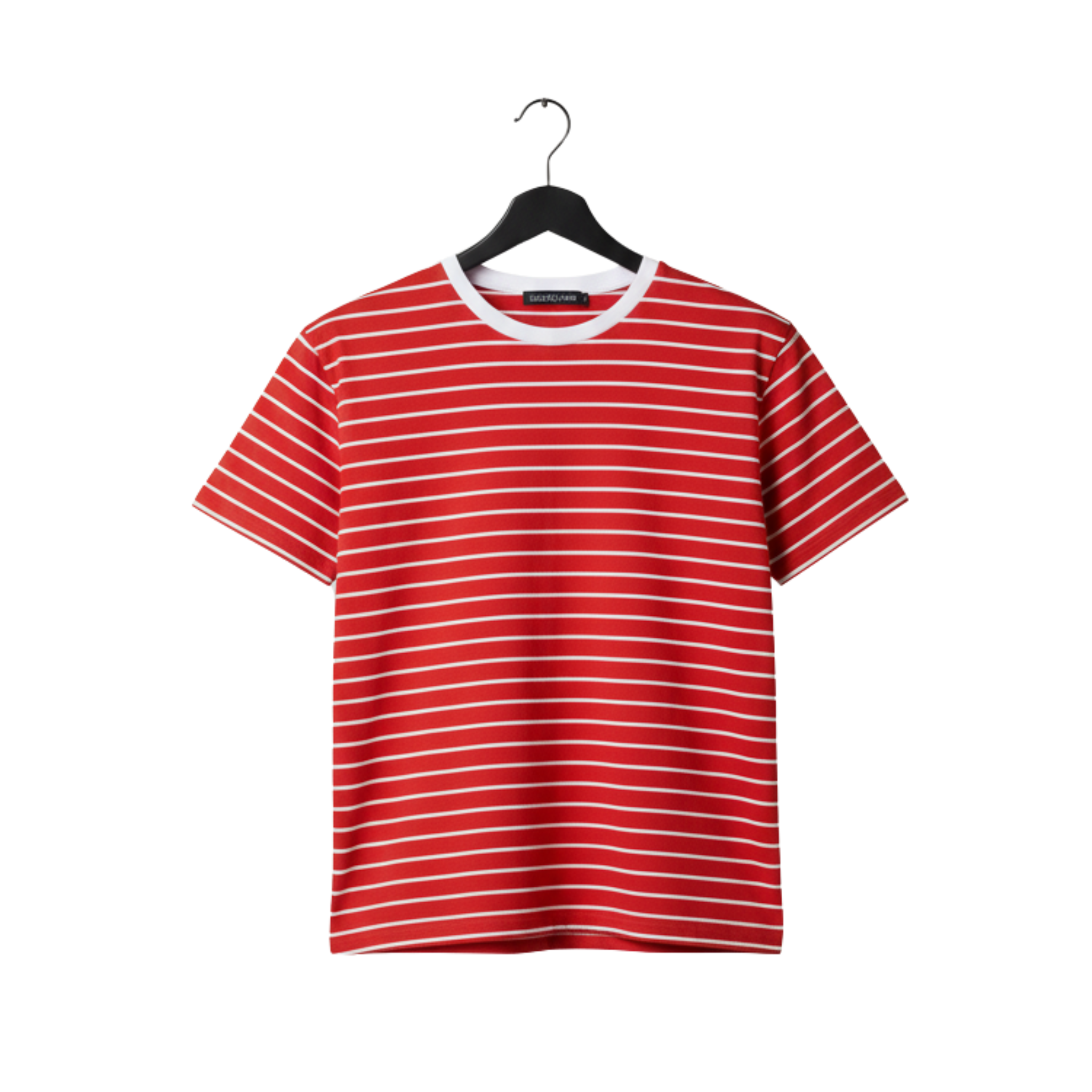 Red striped soft T shirt